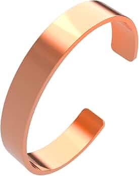 Bracelet manchette vintage en cuivre massif - Bijoux de style sud-ouest - France