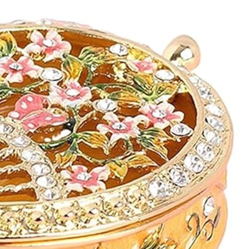 Boîte à bijoux décorative et rangement pour boucles d'oreilles ou bagues