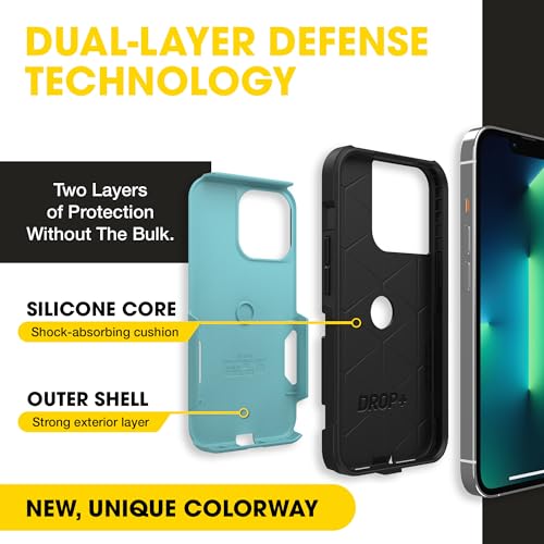 OtterBox iPhone 13 Pro – Commuter Series Slim Case - Teal & Black by OtterBox - Used condition - Image 2