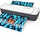 Qfun Laminiergerät A3 mit Folien 12 Stück, 9 in 1 Foliergerät für A3/A4/A5/A6, Heiß und Kalt Laminator mit Papierschneider und Eckenabrunder für Schule Zuhause Büro Datei Fotos, Schnelles Aufheizen