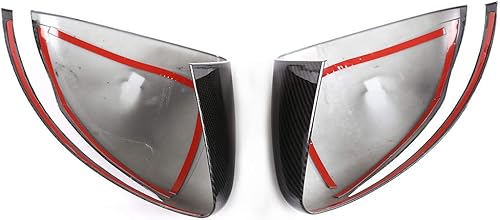 Miniatura 9 de CHEYA Cubierta del casquillo del espejo retrovisor exterior del coche del ABS para Mercedes Benz G Class 2019 2020 (estilo de fibra de carbono)