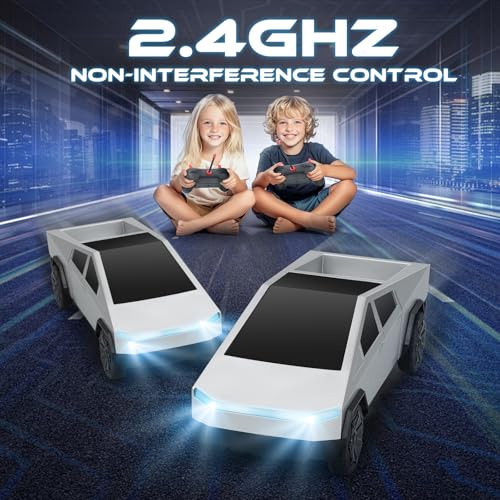 Remote Control Truck Toy for Kids 3-8: 1/24 Remote Control Pickup Truck for Kids, Durable Toy Vehicle with Lights, 2.4GHZ Non-Interference RC Car, Birthday Gift for 3 4 5 6 7 8 Year Old Boys - Image 5