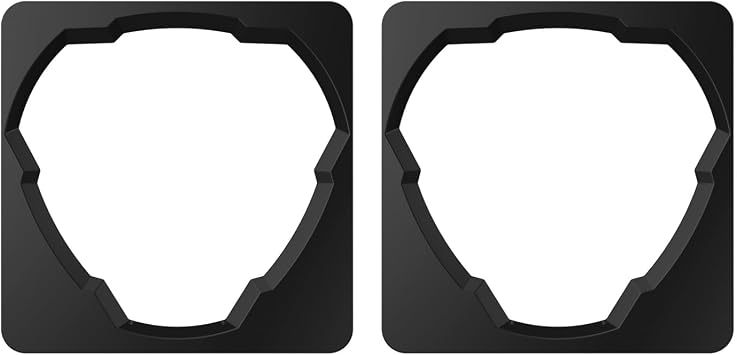 KC HiLiTES 7469 Square Universal Shrouds for FLEX ERA 3 Lights - Pair