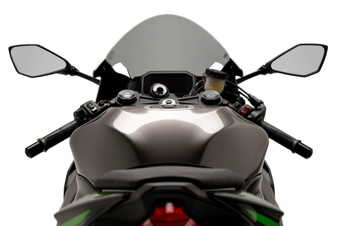 Puig Bulle Touring Pour Yamaha FZ6 Fazer S2 (2007-2010) | Fumé Clair | Hauteur Accrue Pour Meilleure Protection