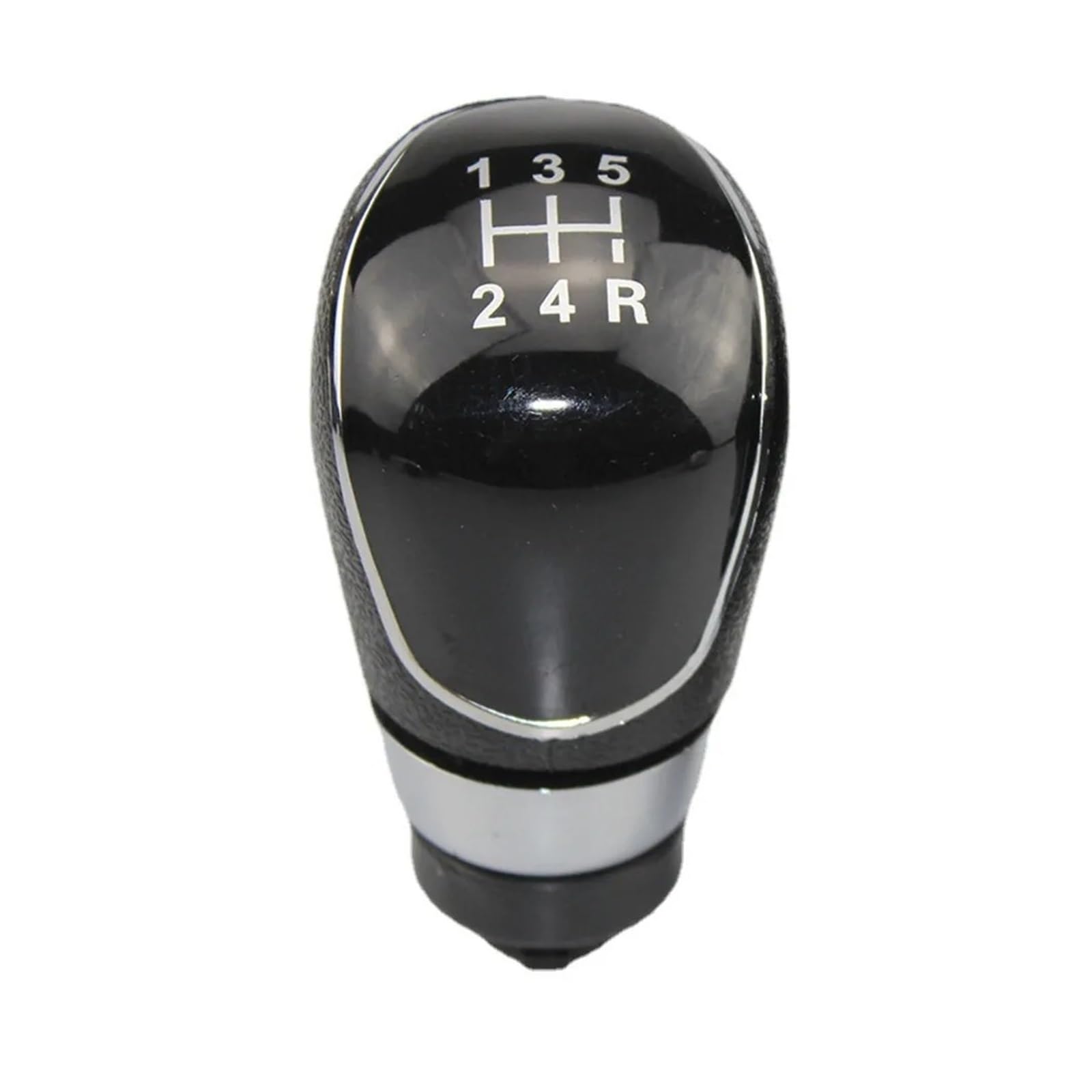 Bxbdekqgl 5 Speed Black Knob Gear Shift Knob Manual 5/6 Speed Gear Shift Knob Gaiter Boot Cover For Focus Mk2 Mk3 Fiesta Mondeo Kuga Galaxy(5 Speed Black Knob)