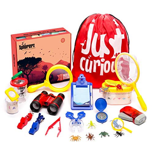 Xplorerz 23-PACK Outdoor Explorer Kit For Kids, Kids Explorer Kit, Kids Bug Catcher Kit For Kids, Outdoor Exploration Kit For Kids, Explorer For Boy