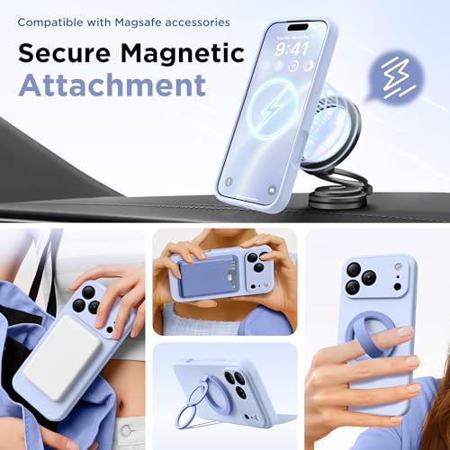 Image of GolbinBox Magnetic for iPhone 18 Pro Case /17 Pro Case, Cyan Purple