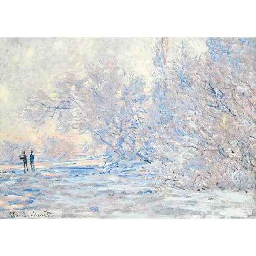 ROSSO GRAFICO クロードモネ ポスター ジヴェルニーの霜 日本製 風景画 絵画 [A4]のサムネイル