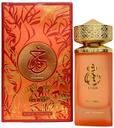 Khair - Perfume para mujer, 100 ml, aroma con botella decorativa,...