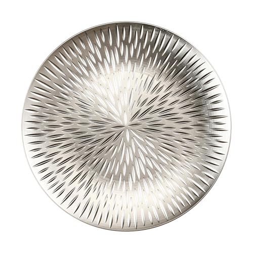 Inge-glas Dekoteller 33cm mit Strahlen Muster - festliche Platzteller...