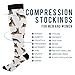 Fisyme German Shepherd Dogs Socks for Men Women, Warm Comfort Athletic Crew Running Hiking Cycling Compression Socks