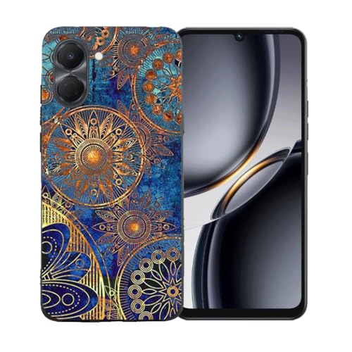 LCEHTOGYE �K�p Tecno Spark Go 3�p�P�[�X�A�K�p Tecno Spark Go 3 (6,75")�ƌ݊����̂��钴���^�u���b�N�\�t�gTPU�V���R���Q���P�[�X�ی�J�o�[ - BST10