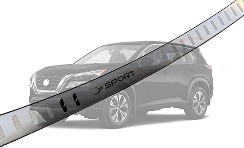 Miniatura 2 de GZBFTDH Protector de parachoques trasero para puerta de maletero de carga para Nissan Rogue X-Trail 2014-2023, accesorios de autopartes placa de