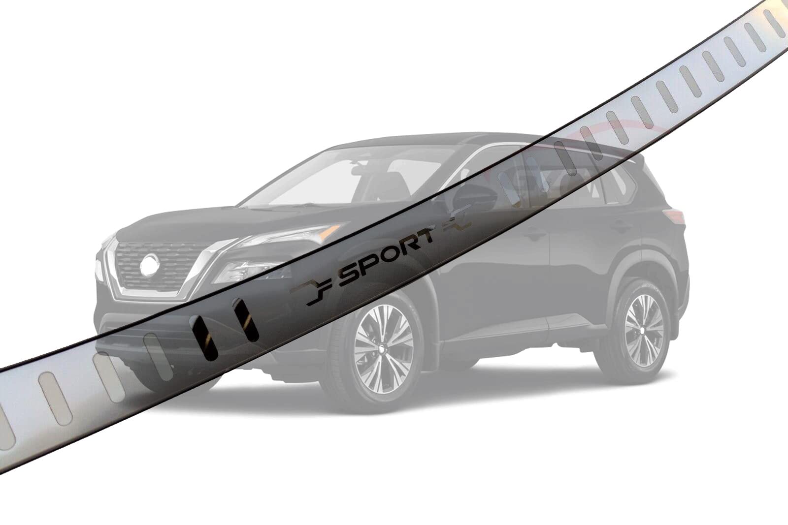 GZBFTDH Rear Bumper Protector Cargo Trunk Door Sill for Nissan Rogue X-Trail 2014-2023, Auto Parts Accessories Tailgate B Cover Scuff Plate