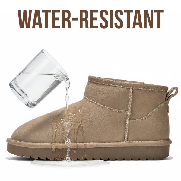 Image of Project Cloud Genuine Leather Ankle Boots for Women - Water Resistant with Memory Foam Insole Winter Boots - Trending Shoes & Comfortable Women's Ankle Boots (Hippy)