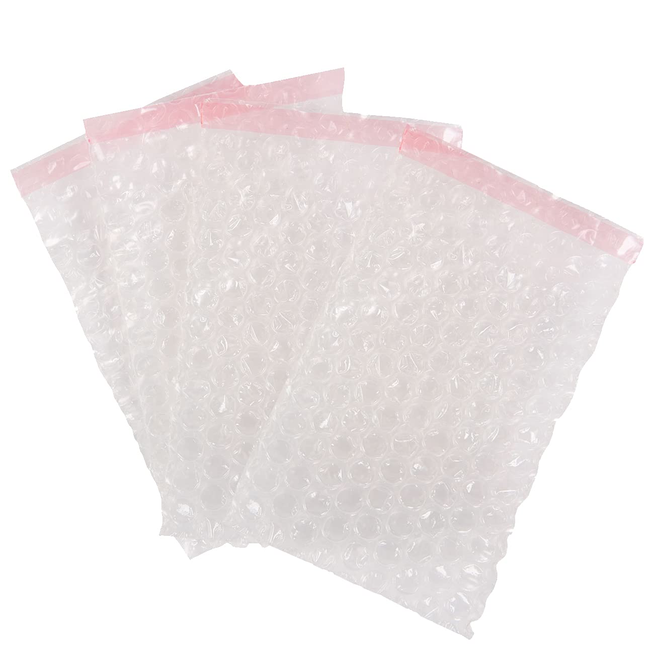 Strong Clear Self Seal Bubble Wrap Pouch Bags with Lip Cushioning Bags for Packing Thickening Shockproof Foam Bags for Shipping Storage and Moving 100-435mm Various Sizes (100x135mm, 600)