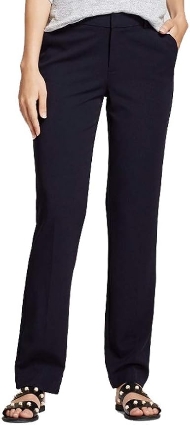 Straight Leg Bi-Stretch Twill Pants 