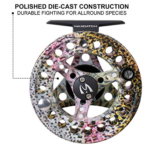 image for M MAXIMUMCATCH Maxcatch ECO Fly Reel Large Arbor with Aluminum Body (3