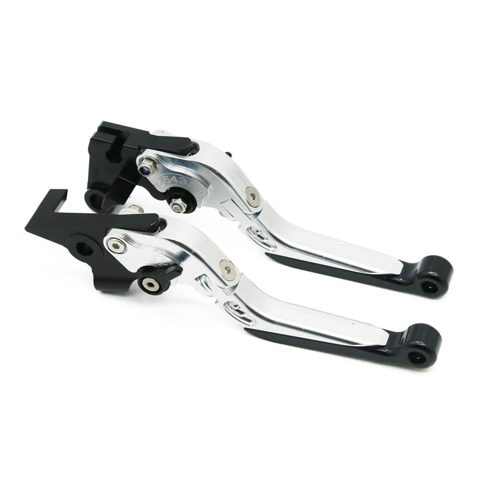 Rvevfbkbal W Motorcycle Brake Clutch Levers For Yzfr6 Yzf R6 Yzf-R6 1999-2004 Extendable Adjustable(W)