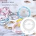 Jeteven 59 Pcs Silicone Casting Molds Resin Jewelry Molds,Resin Jewelry Making Kit Epoxy Resin Mold Including Pendant, Bracelet, Earring, Ring Molds