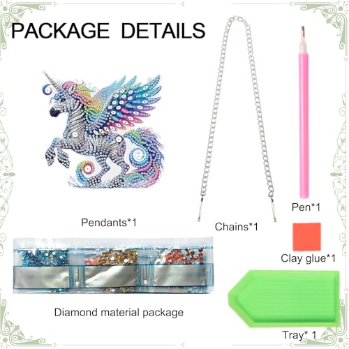 Image of AiYuanzsh Rainbow Zebra Diamond Painting Pendant, DIY Diamond Art Sparkling Acrylic Hanging Decoration, Unique Zebra Design Wall Art Craft Kit for Adults