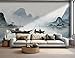 Produktbild Vlies Fototapete 3D Effekt Paysage À L'Encre D'Un Bateau Sur Un Lac Modern Wohnzimmer Schlafzimmer Wandtapete Motivtapeten Vlies Tapete 400Cm(B) X280Cm(H)