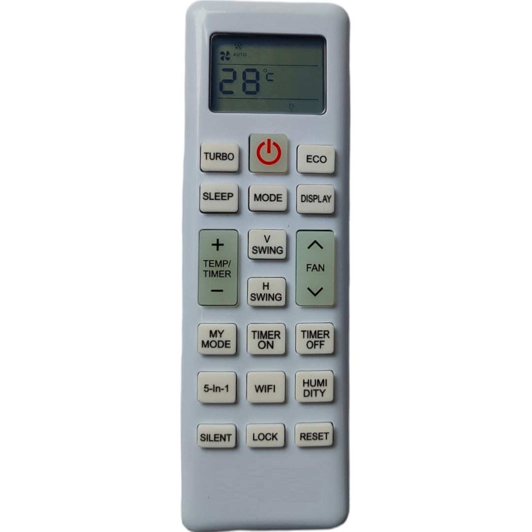 AuDus® Lloyd AC Remote Control Compatible with Lloyd AC, Replacement AC Remote with LCD Display-picture-22