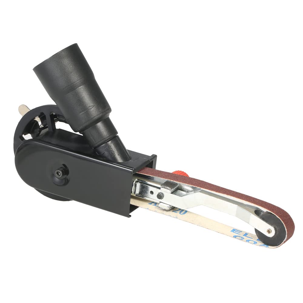 Mini adaptador de cinta de lijado multifunción para lijadora de banda de 115 mm y 125 mm de ángulo eléctrico de 5 pulgadas