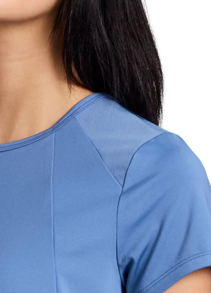 RBX Active Women's Workout Top with Mesh Panels, Breathable Quick Drying Gym Running T-Shirt, with Plus Sizes - Image 3