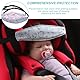 JAWUZ 2 Stück Kopfband Kindersitz,Gurtklammer Kindersitz,Kopfhalter Für Kindersitze, Kopfgurt Autositz,Grau und Rosa