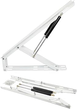 Hydraulic Bed Lift Kit, Mechanism Bed Lift Support Pneumatic Gas Spring Bed Lift Heavy Duty Bed Storage Lift for Storage Bed Box or Sofa Bed 1.5m / 4.92Ft