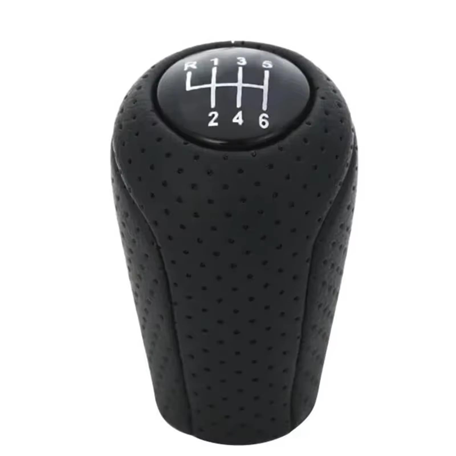 CVCMGDGNEA Leather 5/6-Speed Gear Shift Knob for 3 BK BL 5 CR CW 6 II GH CX-7 ER MX-5 NC III 23 MT Shifter Lever Arm Headball Gear Shift Knob Manual