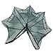 Automatic Fishing Net, 6/12 Holes Fishing Bait Foldable Net, Shrimp Baits Cast Mesh Trap Shrimp Cage Nylon Foldable Dip Cage Crab Fish Trap Cast (6 Well)