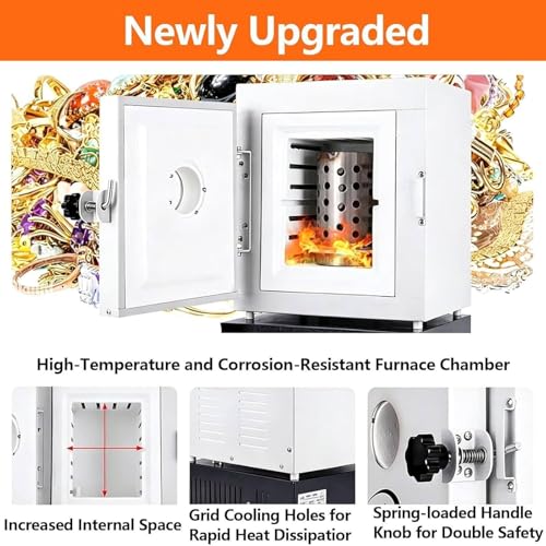 Horno de mufla eléctrico cerrado de 1150 ℃ para evitar fisuras en cerámica y porcelana 7