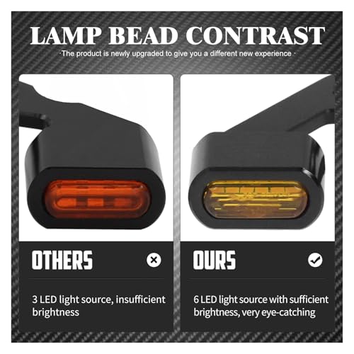 Clignotant LED moto finition premium pour Softail et Custom
