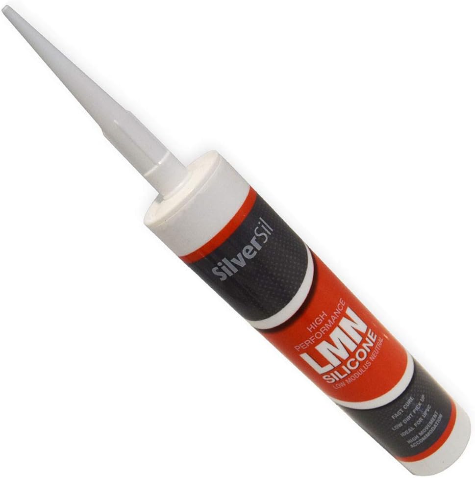 Silicone Sealant White 300ml - Silversil Bathroom, Shower, Kitchen Sealer/Mastic
