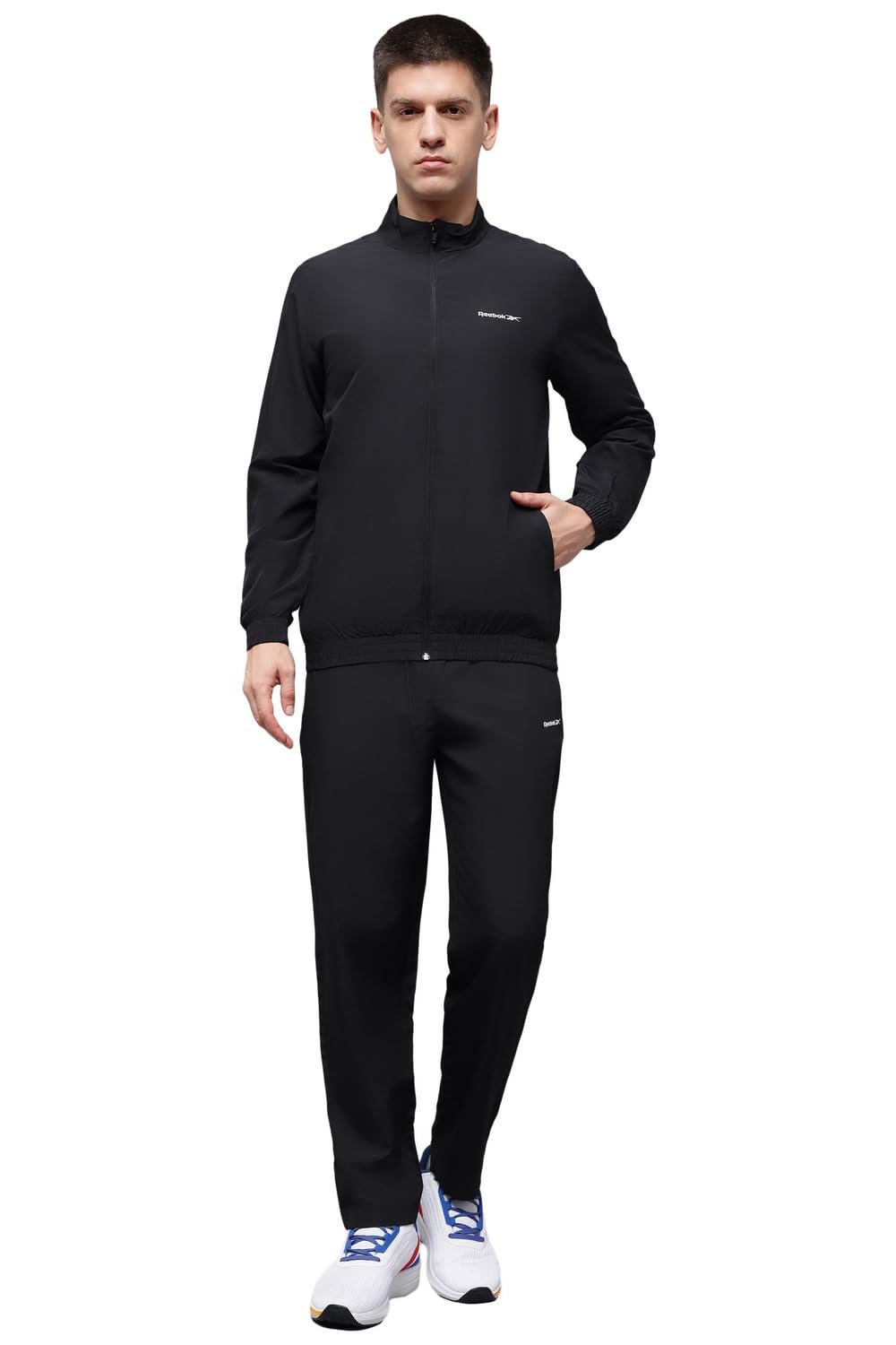 Men's Training - Woven Core Tracksuit-2 - Workout Sporty Full Set with Jacket and Pants-image-15