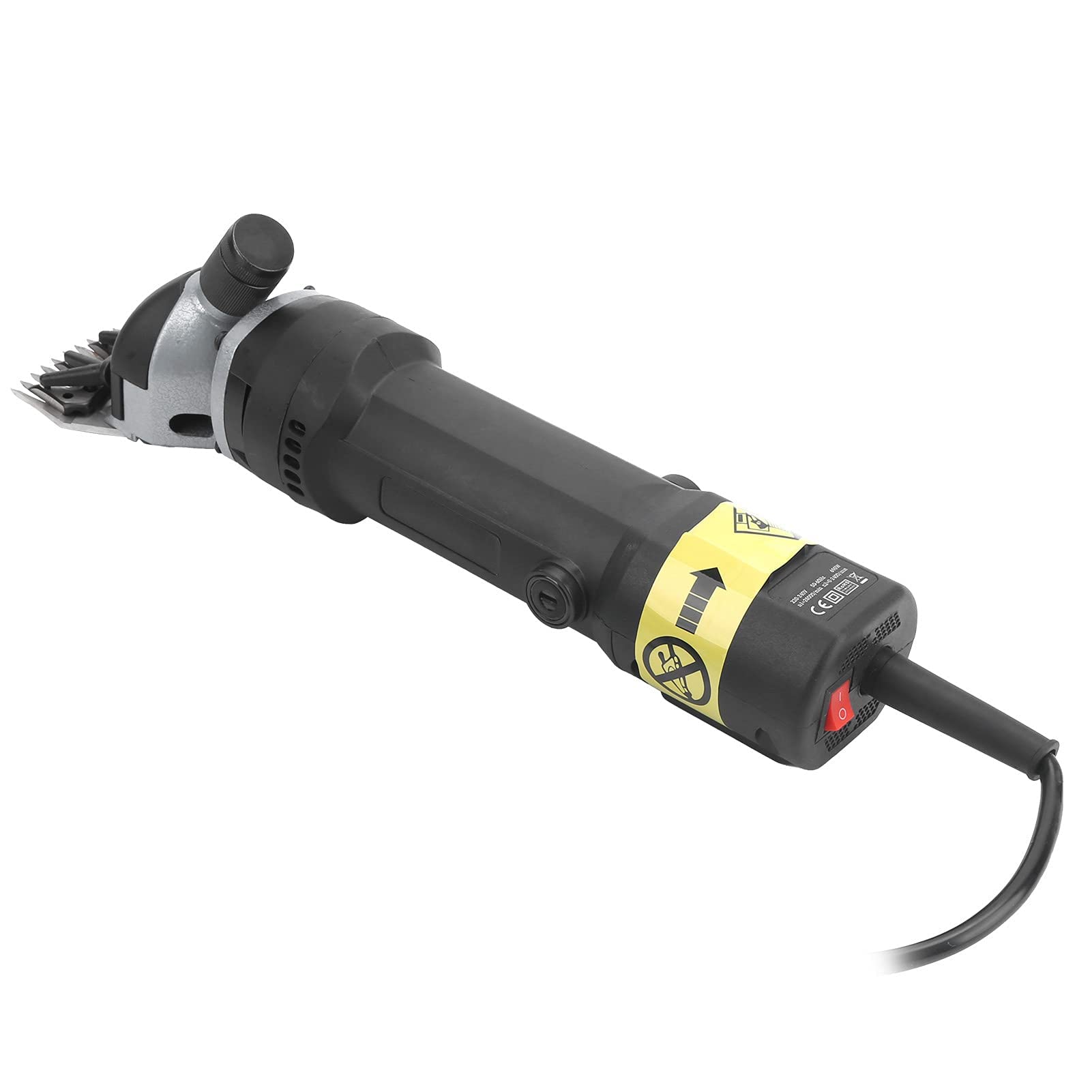 Tijeras de Lana, Esquiladora Ovejas 6 Niveles de Ajuste de Velocidad Cortadora de Ovejas Eléctrica Herramienta de Corte de Mango de Corte, con Cable de Alimentación de 5 m (EU Plug)