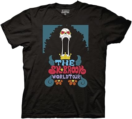 Amazon Com Ripple Junction One Piece Adult Unisex Brook World Tour Light Weight 100 Cotton Crew T Shirt Clothing Shoes Jewelry