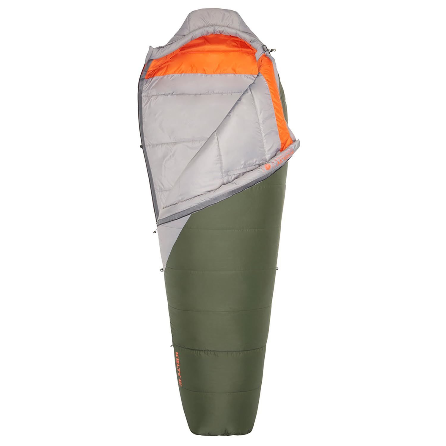 Kelty Cosmic Synthetic Fill 40 Degree Backpacking Sleeping Bag with Compression Straps, Compact and Lightweight, 2022