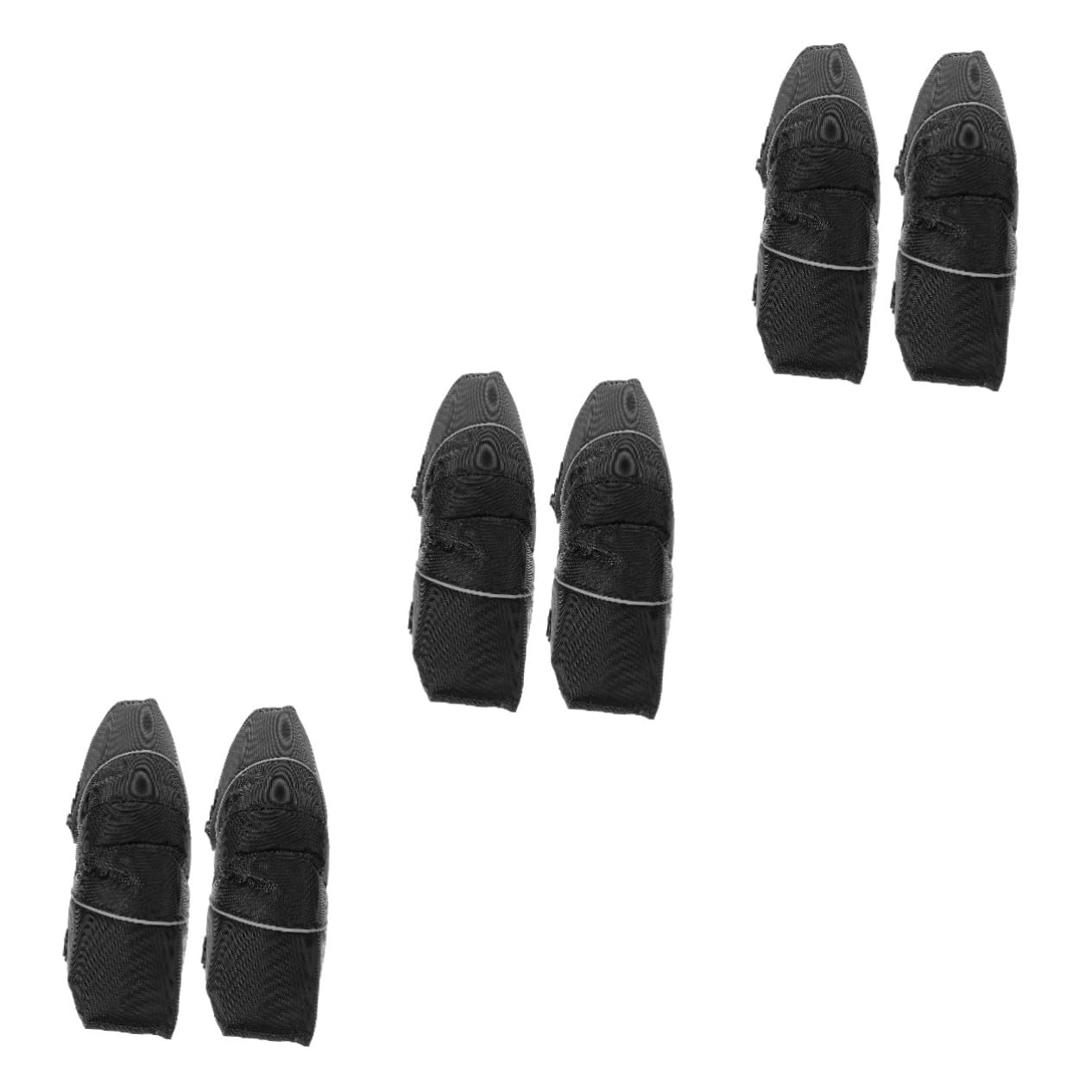 WRITWAA 3sets Adjustable Knee Pads for Motorcycle Riding Comfortable Sports Protection Lightweight Pu Material with Nonslip Design Safety Gear for Daily Activities 2pcs*3