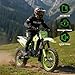 Washranp 50cc Dirt Bike for Adults & Kids-Kids Dirt Bike 2-Stroke Gas Powered Off Road Motorcycle Mini Bikes 40 MPH for Uphill and Off-Road Conditions Pull Start motos para niños USA Stock Green