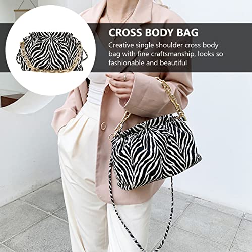 SHERCHPRY Bolsa carteiro com 3 peças, bolsa de armazenamento, carteira de zebra, bolsa de viagem, bo