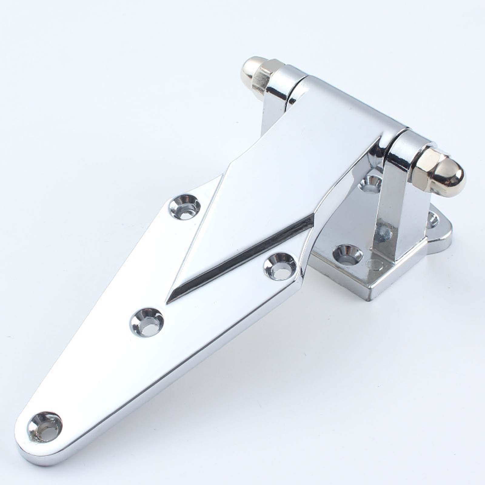 Qectial Kühlschranktür Scharnier Industrieller Türverschluss Kastenofen Scharnier Zinklegierung Verschleißfest für LKW-anhänger Lager Küche Geschenk, für Dicke 2.5 cm