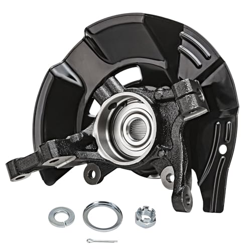 Image of Detroit Axle - 2.4L Front Left Steering Knuckle for 2011 Kia Optima, Driver Side Steering Knuckle & Wheel Bearing Hub Assembly Replacement