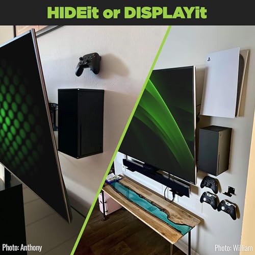 Image of HIDEit Mounts for Xbox Series X - Xbox Series X Wall Mount, Steel Mount for No Sag