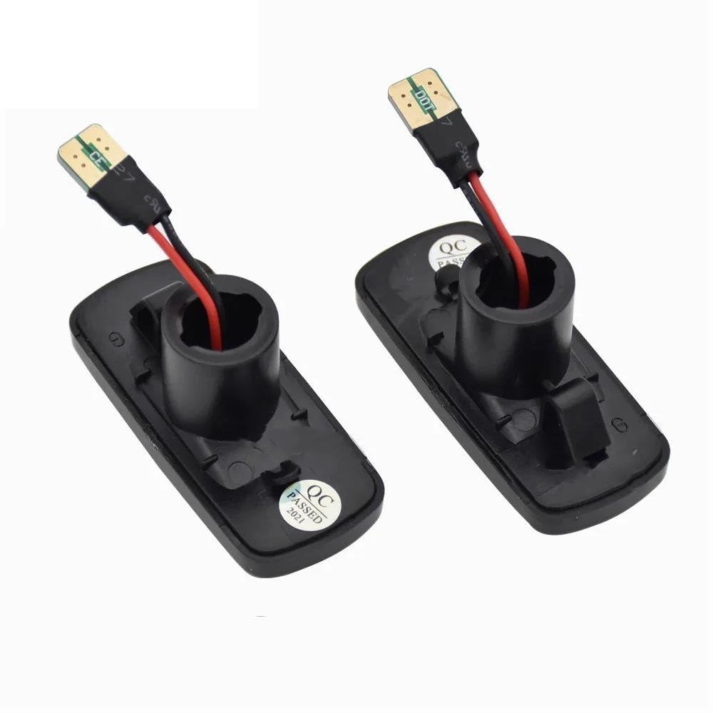 Intermitente Lateral Para Jeep Para Compass Para Grand Para Cherokee Luz Posición Lateral Con Señal Giro Dinámica Luz Intermitente Secuencial Diseño Automóvil(Dynamic Crystal)