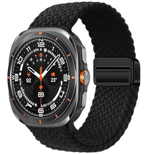Bracelet nylon tressé Galaxy Watch Ultra pour le sport et le quotidien