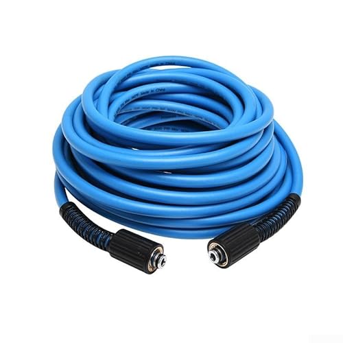 Entgoinggo 10/15/20 metri M22 3600 PSI Tubo di prolunga per idropulitrice ad alta pressione blu PE resistente tubo flessibile per varie attività di pulizia (10 metri)