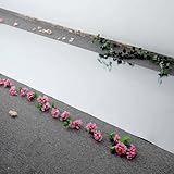 Efavormart 65FT x 3FT Silver Mirrored Floor Wedding Aisle Runner, Carpet for Party, Birthday, Banquet, Restaurant Decoration